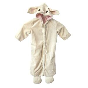 Gymboree Bunny Hunting Bunting 6-12M Velour Fleece Warm Halloween Costume Baby